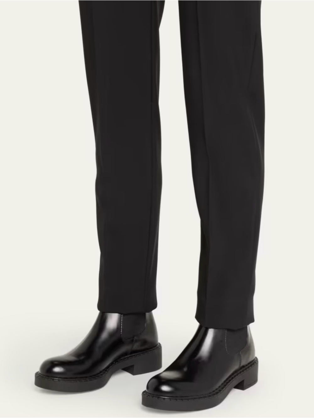Prada Calfskin Chelsea Boots Size US 6 EU 36